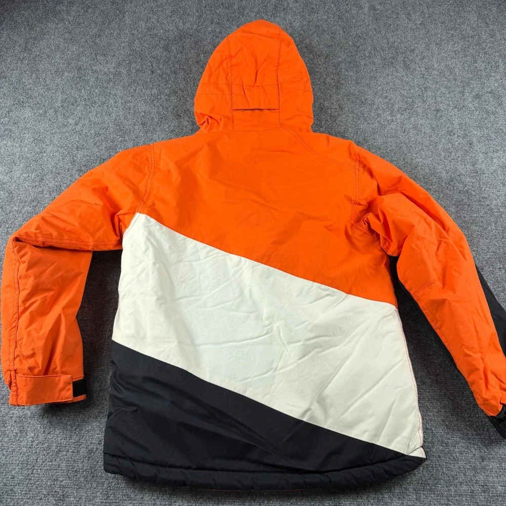686 Mannual Snowboard Jacket Youth L Orange Black Evolution Winter Waterproof